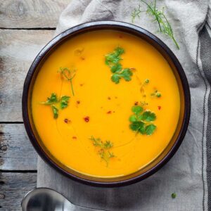 Zupa marchewkowa z imbirem