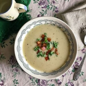 Zupa chrzanowa z boczkiem