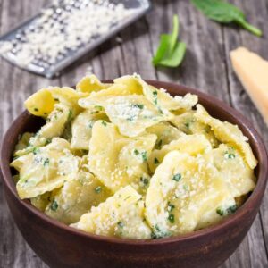 Pierogi ze szpinakiem