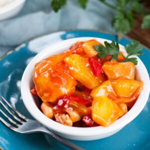 Dorsz w słodko kwaśnym sosie