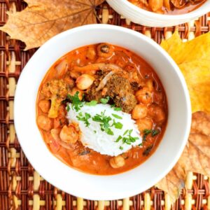 Tikka masalla z cieciorką