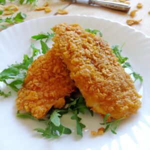 Filet panierowany w płatkach kukurydzianych