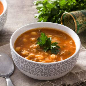 Harira z ciecierzycą