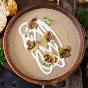 Krem pieczarkowo kalafiorowy