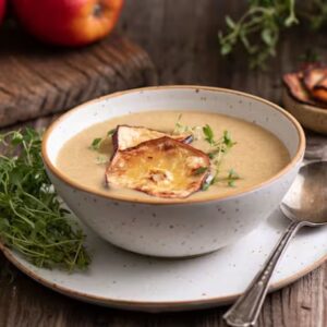 Krem z ziemniaka i cebuli z ziołami