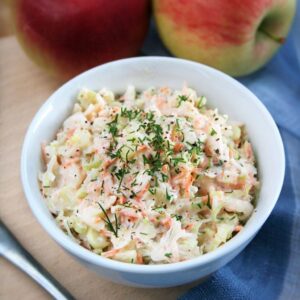 Marchewka z porem na majonezie