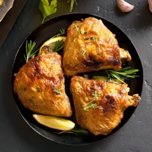 Pieczone udko z kurczaka