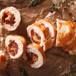 Terrina drobiowa z suszonymi pomidorami