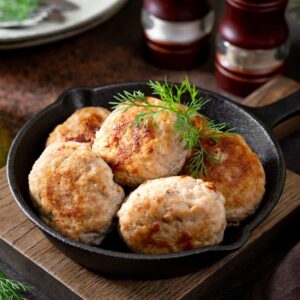 Kotlety mielone z pieczarkami