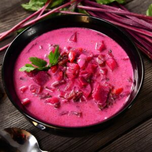 Botwinka z kiełbasą