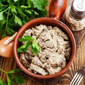 Wątróbka w śmietanie