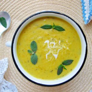 Krem z młodej kapusty